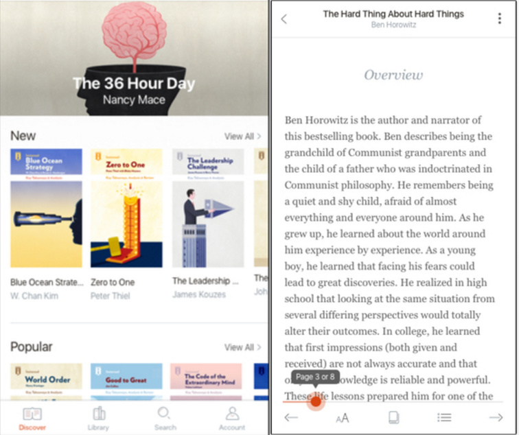 Most hipster reading app