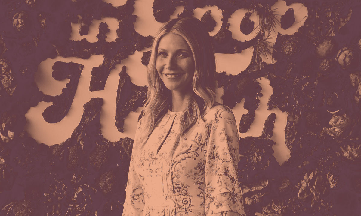 Gwenyth paltrow at an anti abuse conference