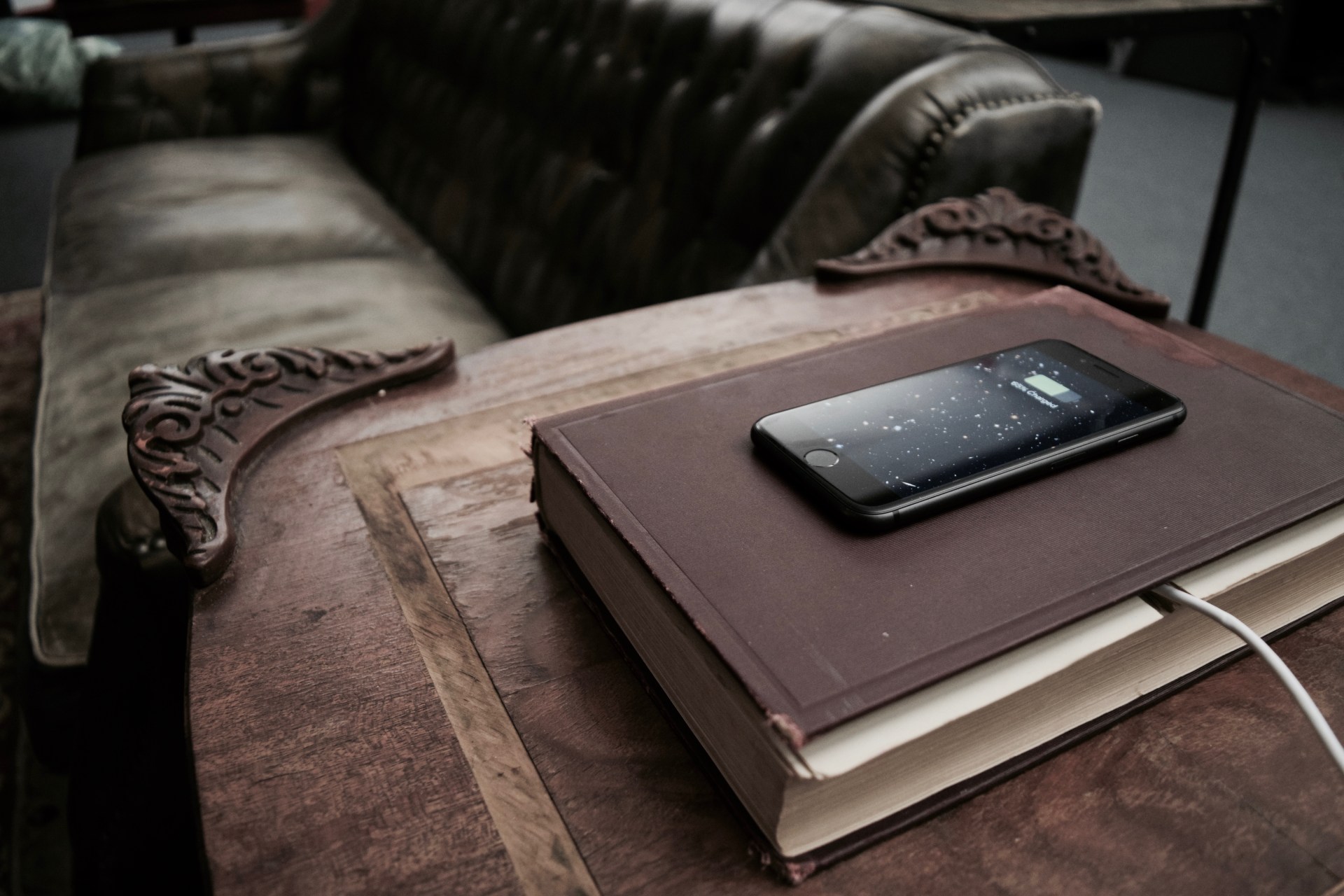 Wireless charging book