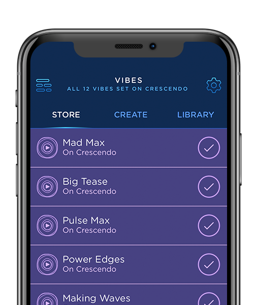 Preview of MysterVibe app
