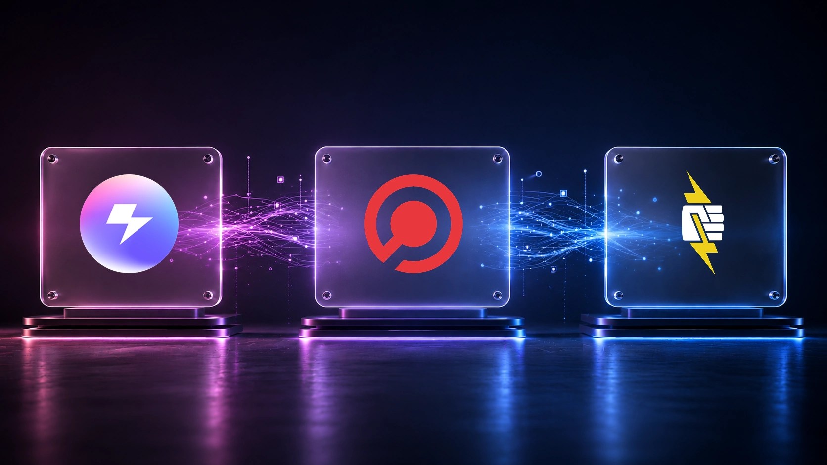 The Fueled and Pantheon logos connect to the ElasticPress logo at the center.